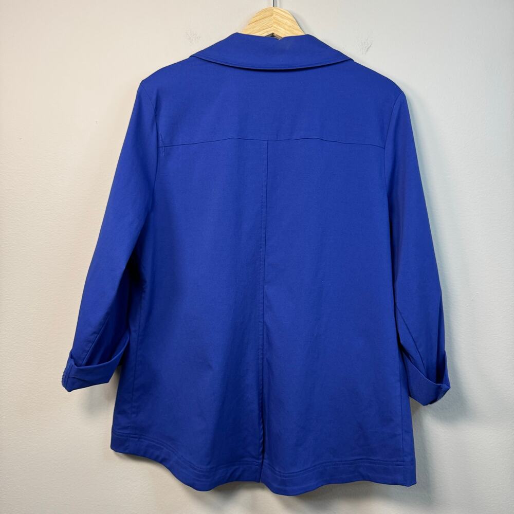 Chico's Weekends Perfect Stretch Large Jacket Zip… - image 8